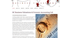 Desktop Screenshot of businessvaluations.info