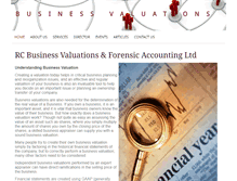 Tablet Screenshot of businessvaluations.info