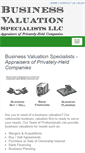 Mobile Screenshot of businessvaluations.net